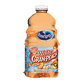 Ocean Spray Juice Drink White Cranberry Peach Left Picture